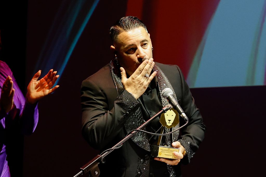Andy, galardonado en los Premios Latino en Madrid, el 10 de noviembre de 2025