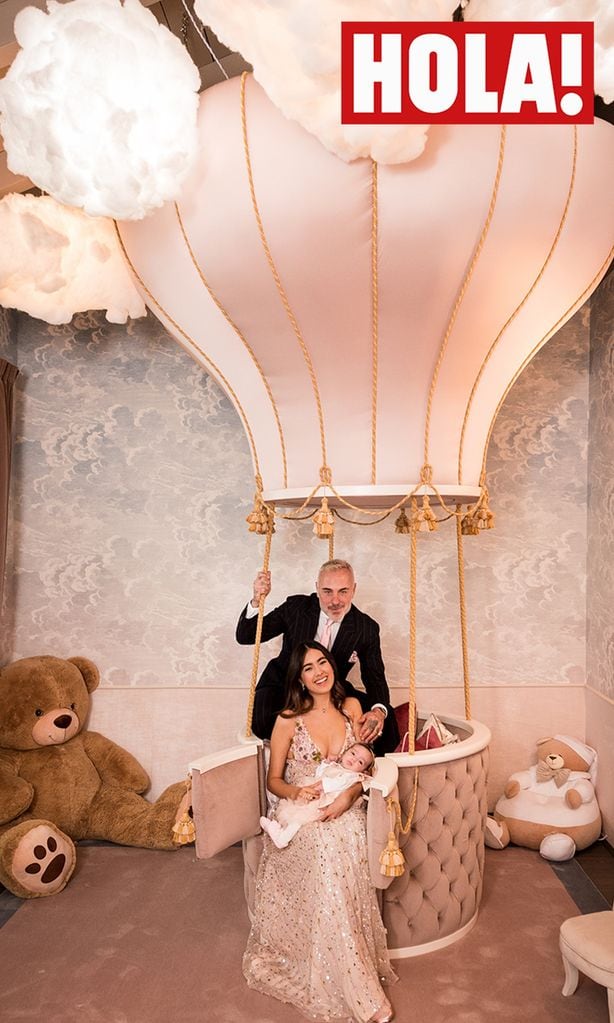 Gianluca Vacchi y Sharon Fonseca nos presentan a su hija, Blu Jerusalema