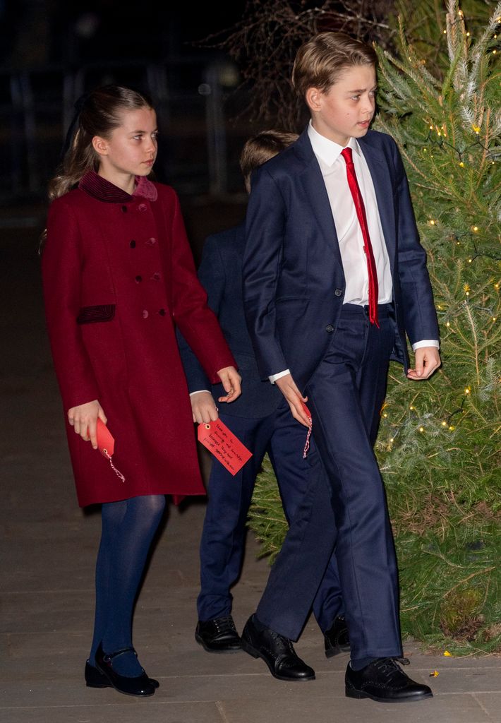 La princesa Charlotte en Navidad, 2024.