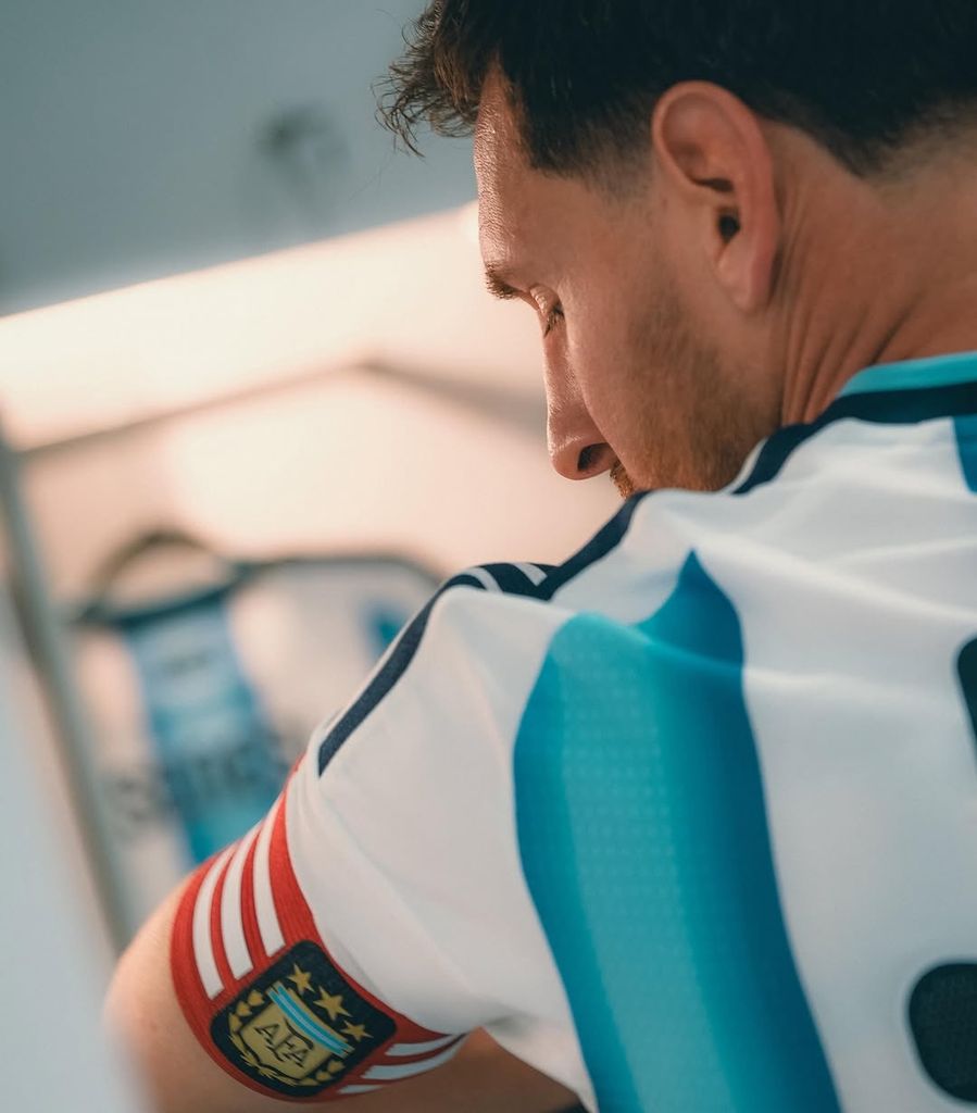 Leo Messi, capitán de la selección argentina de fútbol
