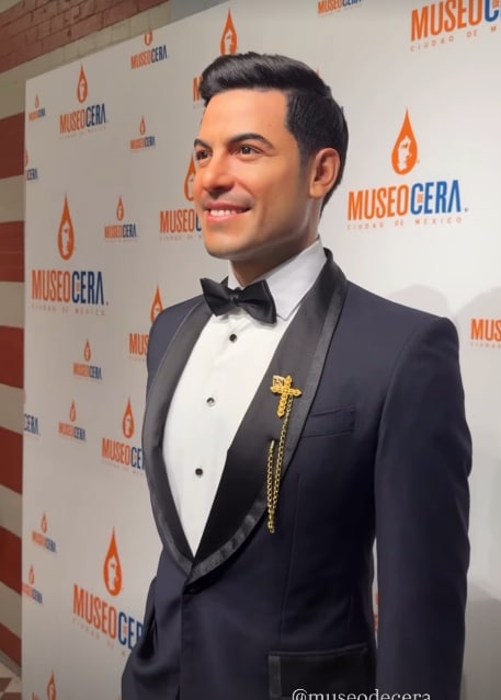 Estatua de cera de Carlos Rivera 