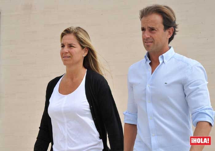 Arantxa Sánchez Vicario y Josep Santacana