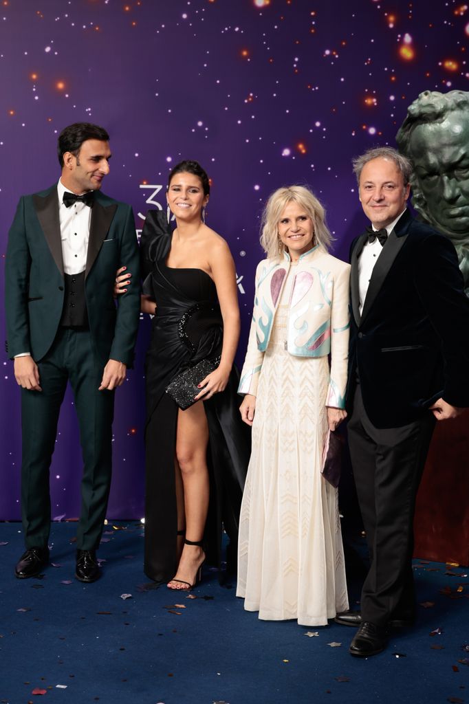 Cayetana Rivera y Manuel Vega con Eugenia Martínez de Irujo y Narcis Rebollo