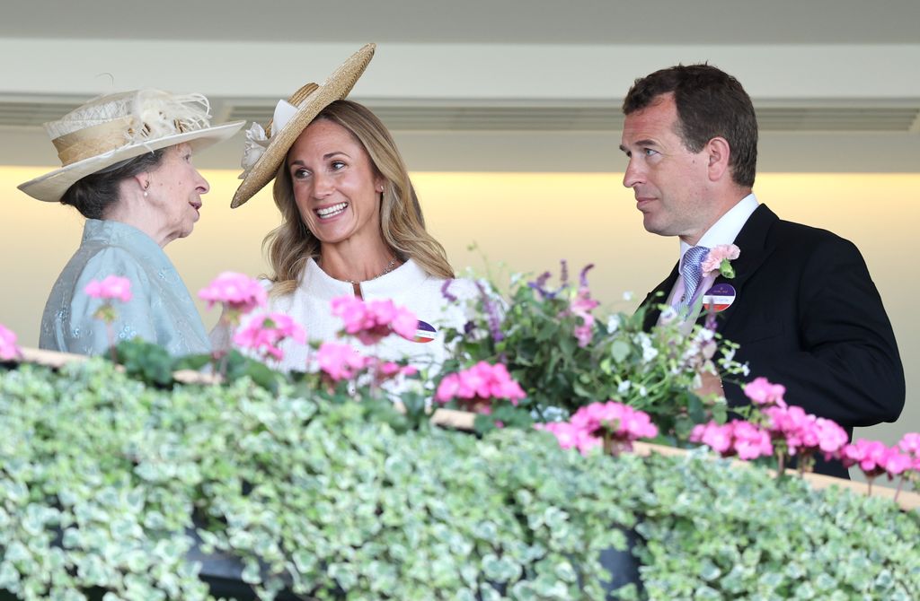 Con la princesa Ana en Ascot en 2025