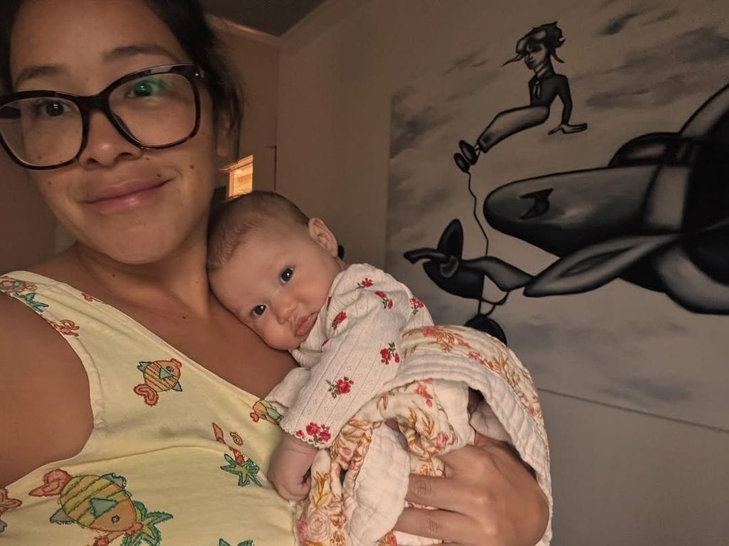 La actriz de 41 años dio a conocer las primeras imágenes de su bebé este jueves 30 de diciembre.