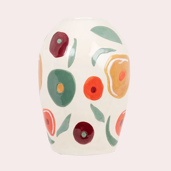 Petronille Jarrón de Porcelana Multicolor Maisons du Monde