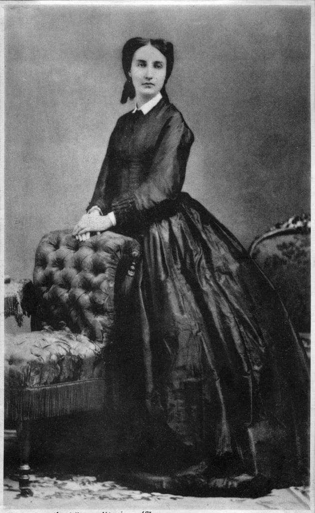 Carlota de Habsburgo, emperatriz de México, hacia 1861
