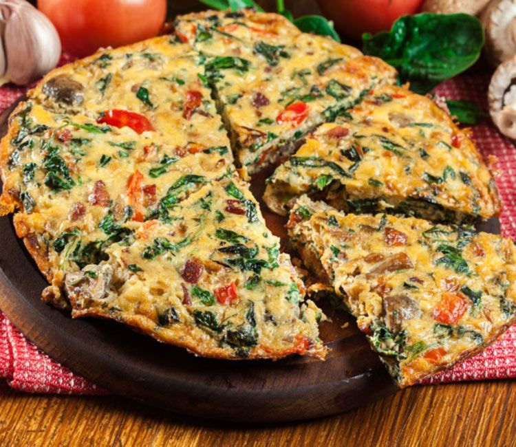 Tortilla murciana de pimientos