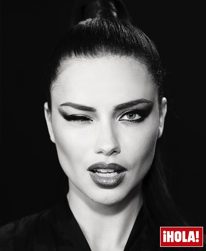 adriana lima maquillaje noche