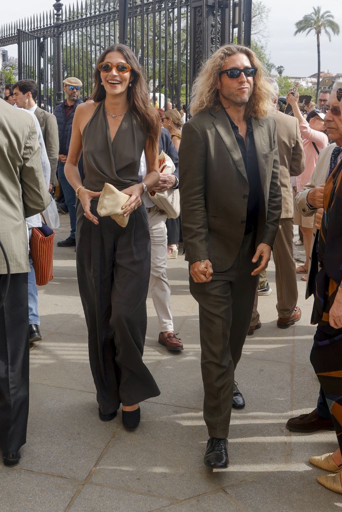 Rocío Crusset y Charlie Schein, en la Feria de Abril (23 de abril de 2026).