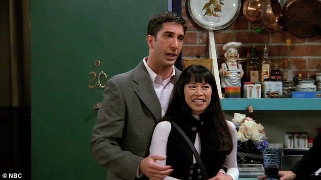 David Schwimmer y Lauren Tom en 'Friends'
