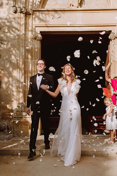 Vestido de novia sencillo y especial
