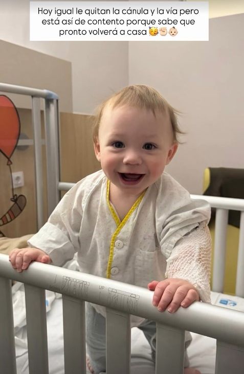 El pequeño Unax podría volver pronto a su casa después de una infección bacteriana