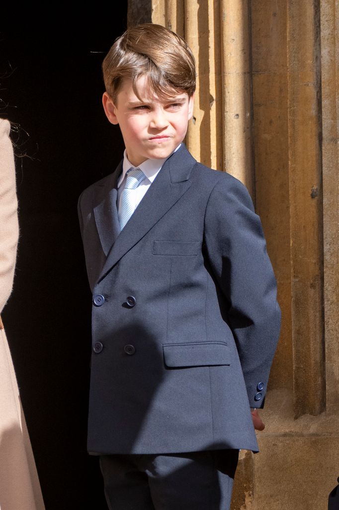 El pequeño Louis, de siete años, se portó de maravilla