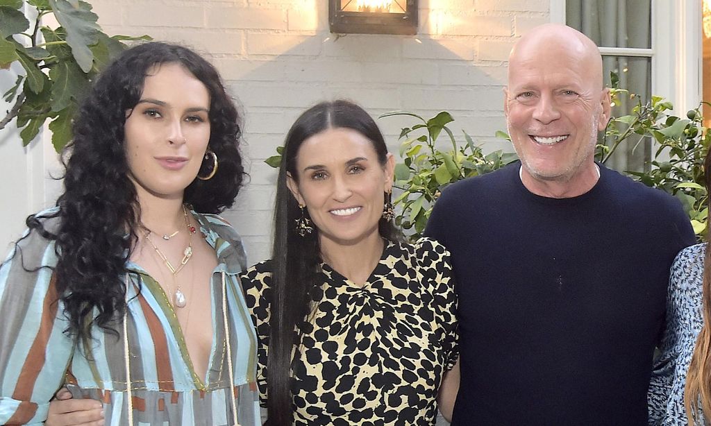 bruce willis y demi moore con su hija rumer