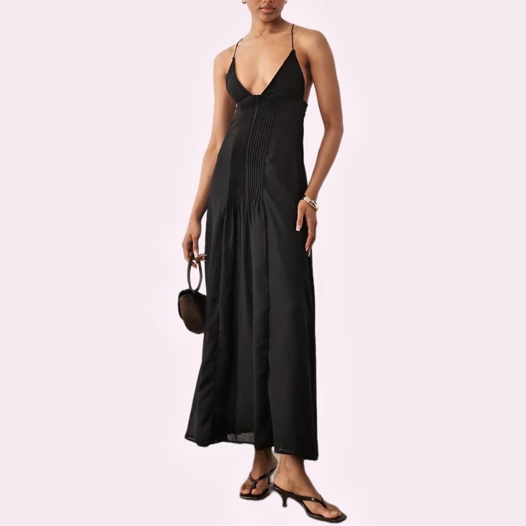 Vestido negro de Asos