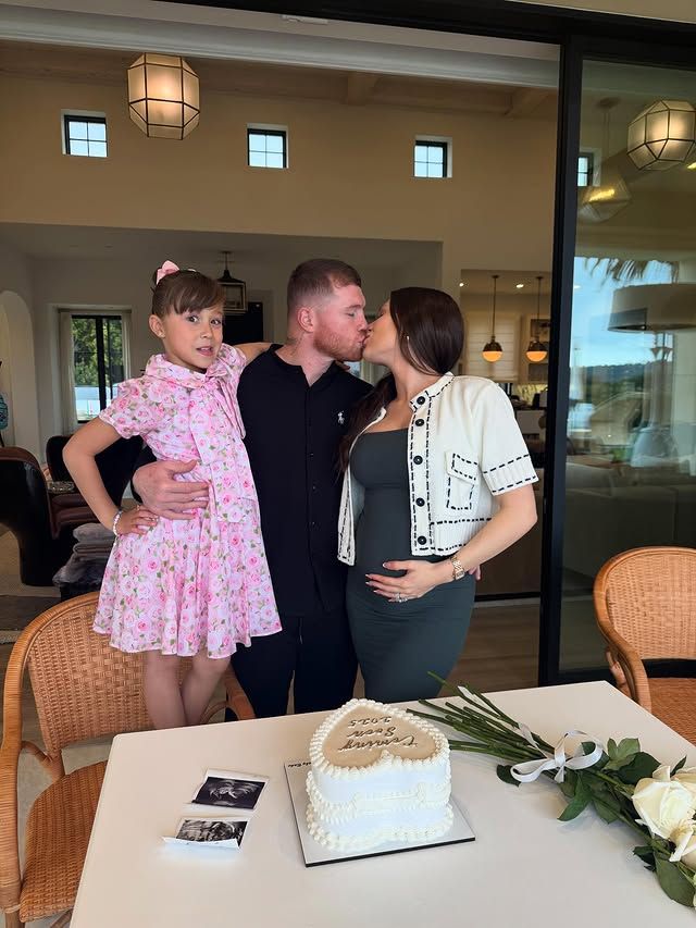 El 'Canelo' Álvarez y Fernanda Gómez se encuentran a la espera de su segunda hija