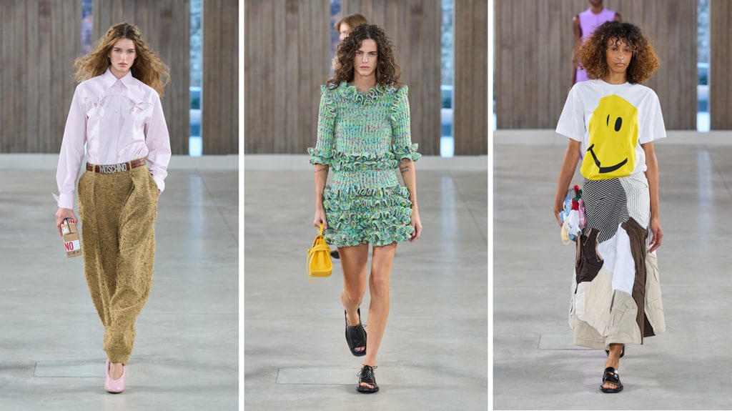 Algunos looks de Moschino SS26.