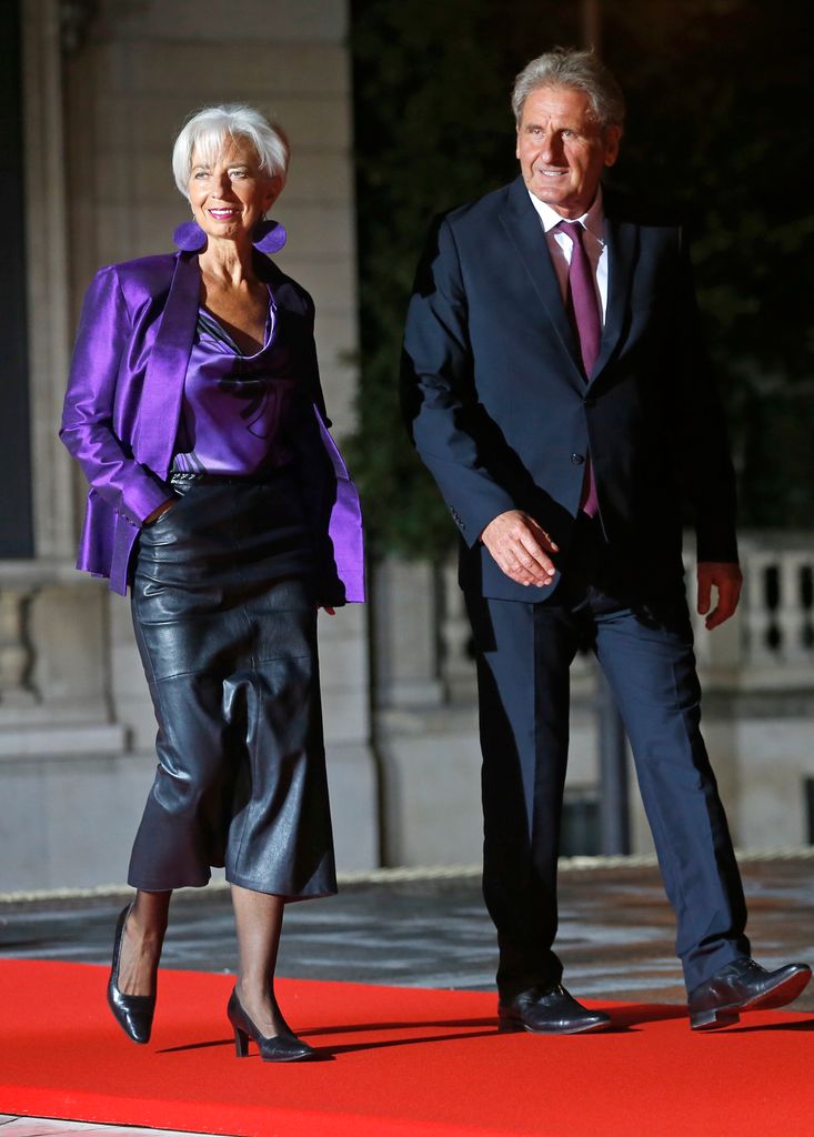 Christine Lagarde con su pareja, el empresario Xavier Giocanti