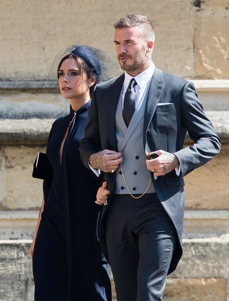 David Beckham con chaqué