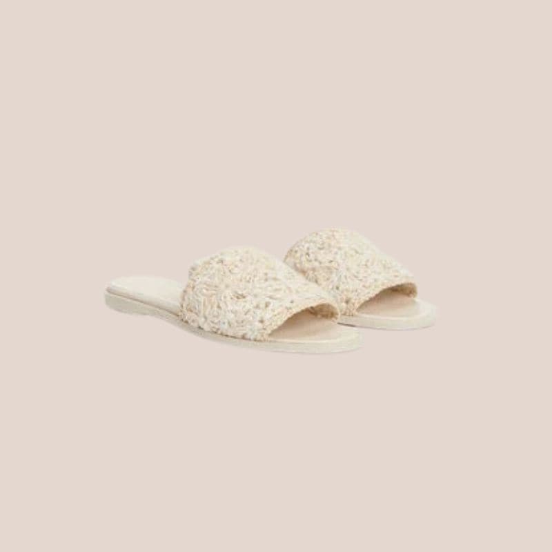 sandalias de rafia