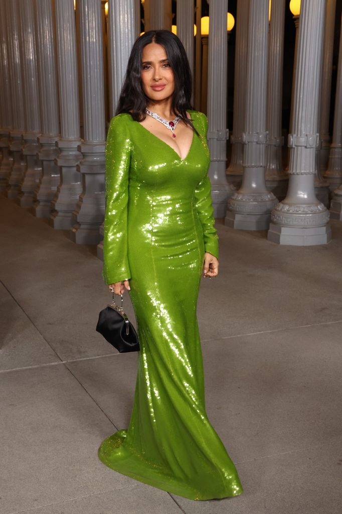 Salma Hayek  en la gala LACMA Art+Film en Los Ángeles, 2025.