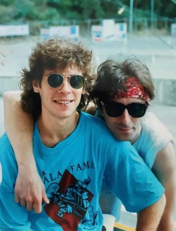 Foto publicada por Ariel Rot en recuerdo a Julián Infante "Julito" en el que habría sido su 69 cumpleaños