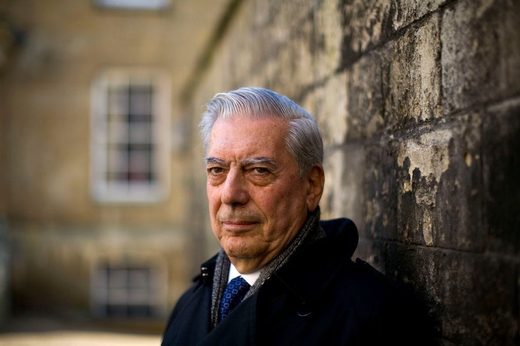 Mario Vargas Llosa, writer and politician, attends Day 6 of the Sunday Times Oxford Literary Festival on April 3, 2009 in Oxford, England