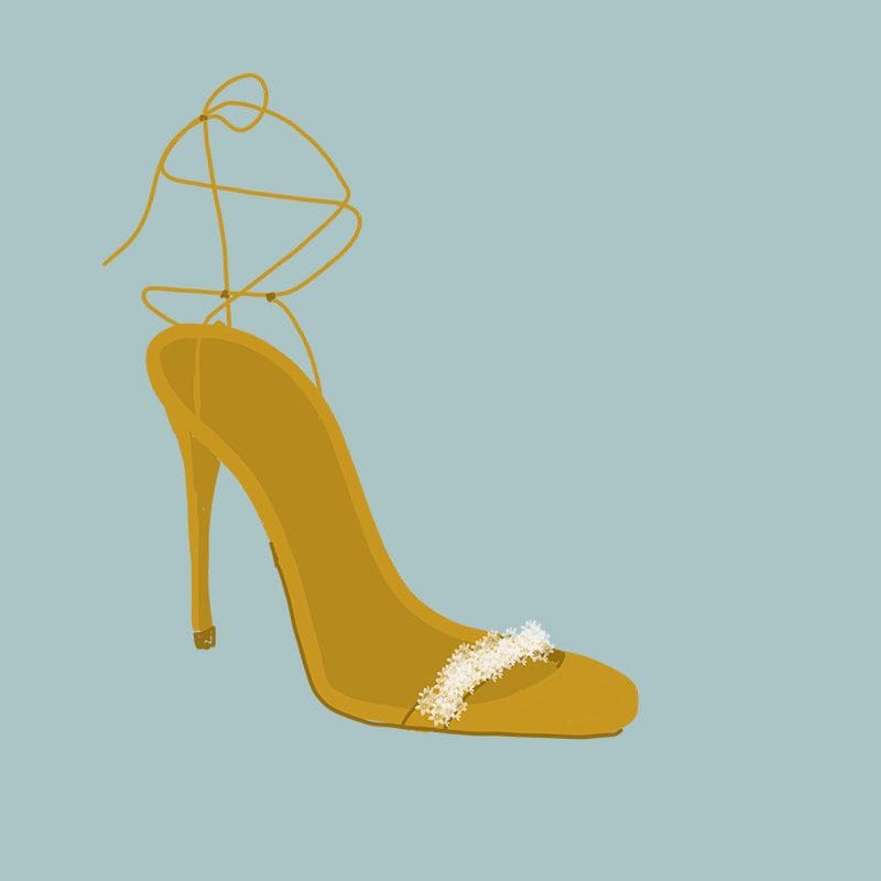 Sandalias de novia