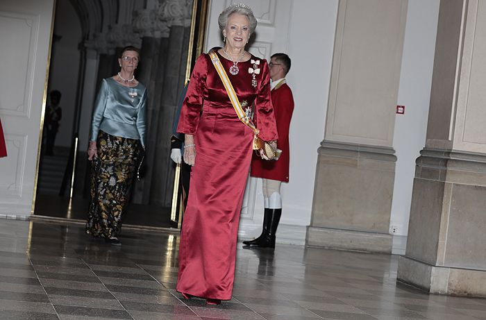 Cena de gala en Dinamarca por la visita de Estado de los reyes Felipe y Letizia