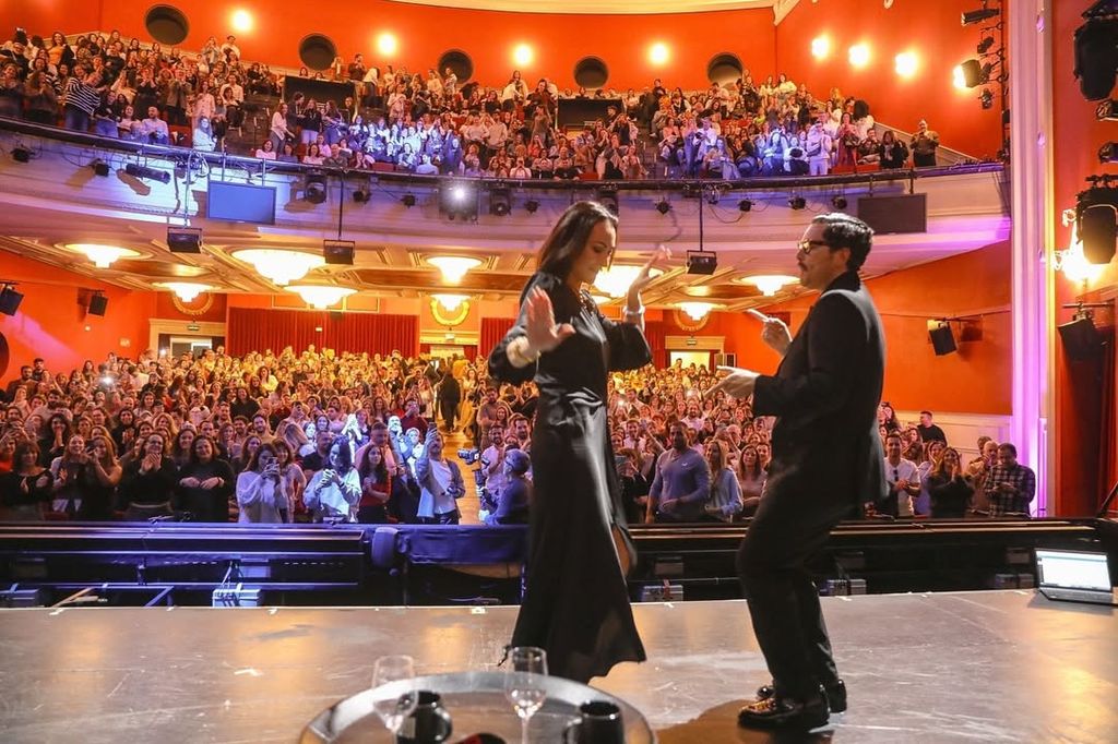Ana Milán y Sebastián Gallego condujeron juntos el premiado espacio