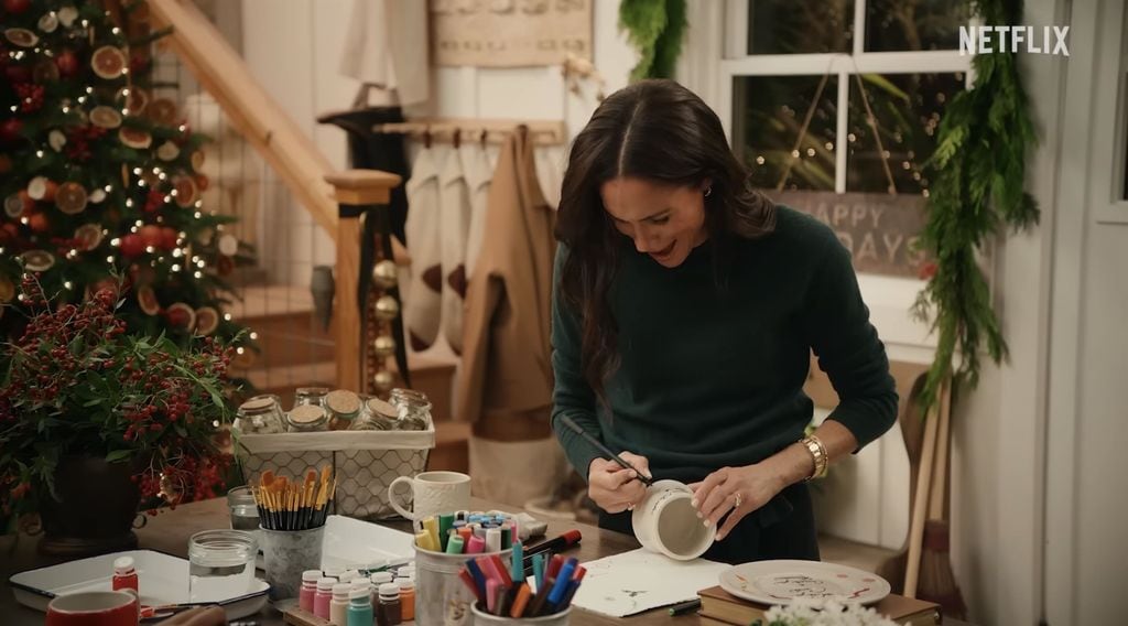 Meghan Markle en el especial de navidad 'With Love, Meghan: Holiday Celebration', 2025, en Netflix.