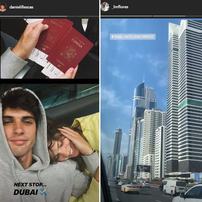 Laura M. Flores y Daniel Illescas llevan su amor hasta Dubai