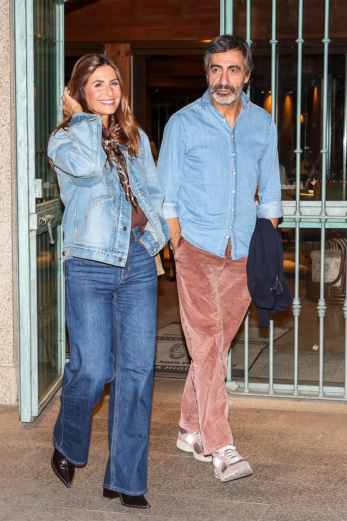 Nuria Roca and Juan del Val dinning out in Madrid
******EXCLUSIVE**********