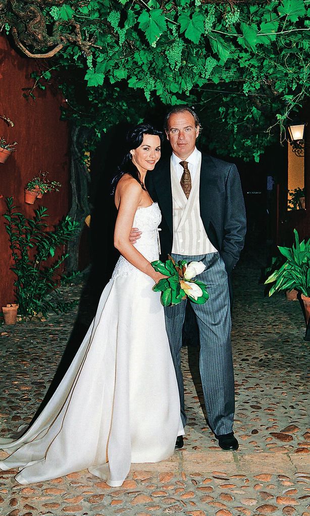 Fabiola Martínez y Bertín Osborne el día de su boda