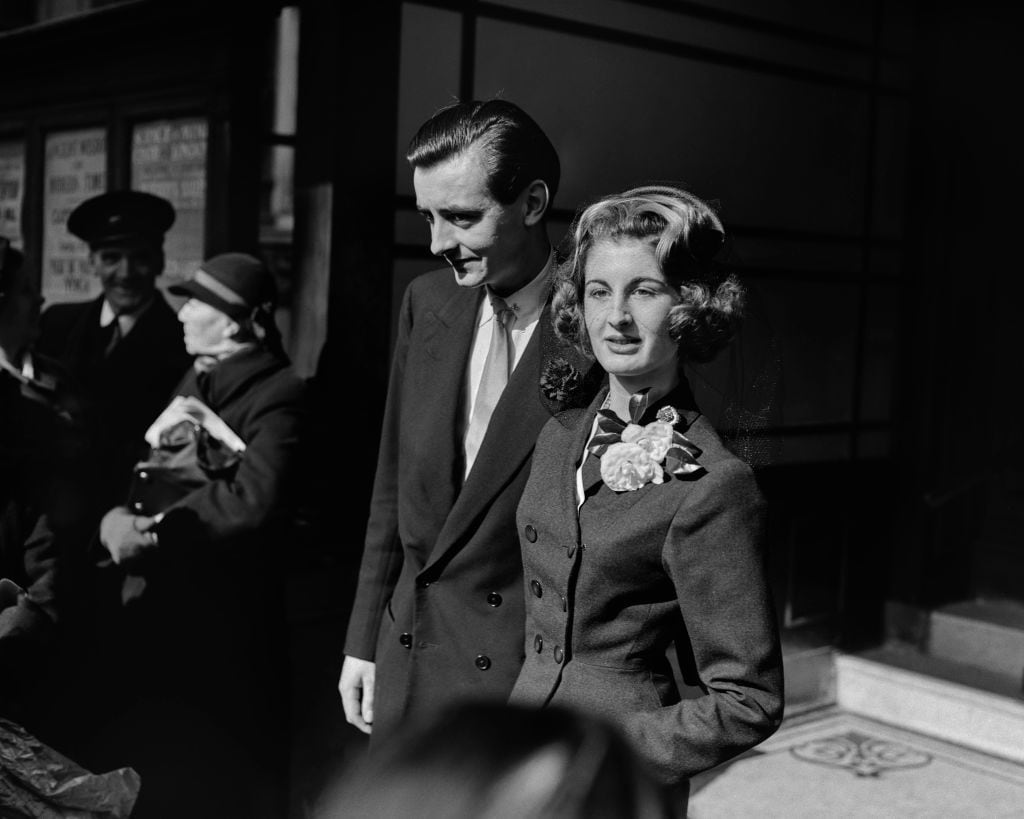 Lady Annabel y su primer marido, Mark Birley 