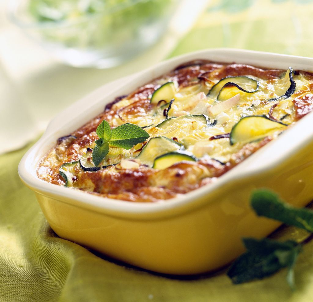 Clafoutis de calabacín.