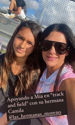 Bárbara Bermudo y su hija