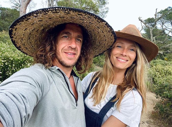 Carles Puyol y Vanesa Lorenzo