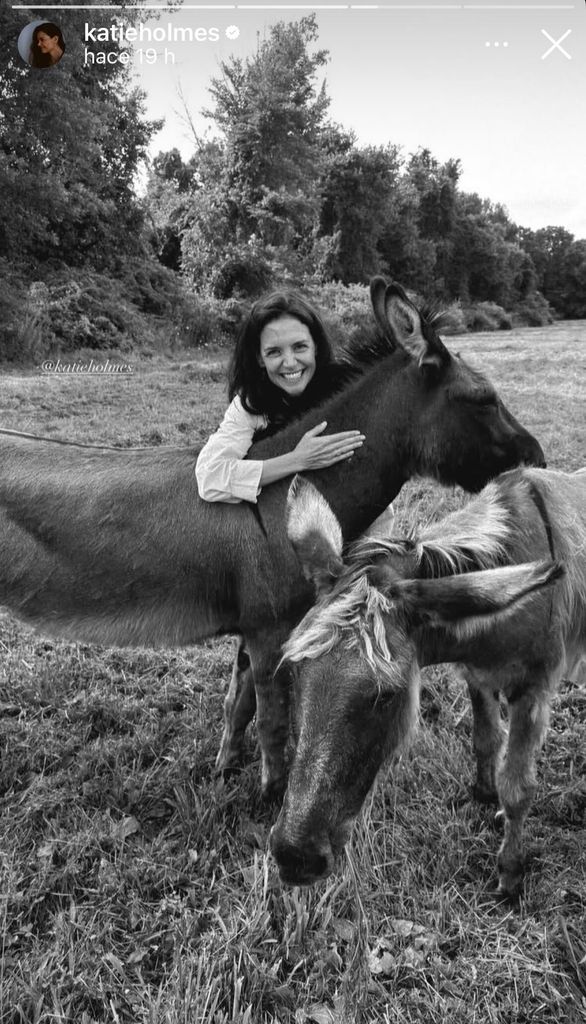 Katie Holmes, captada por la lente de su novio.