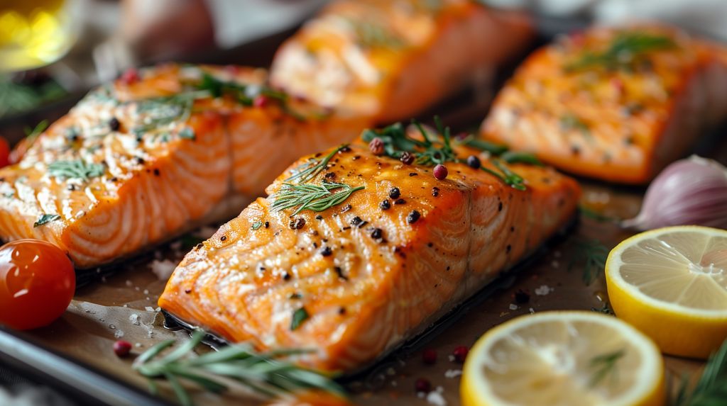 Salmón al horno