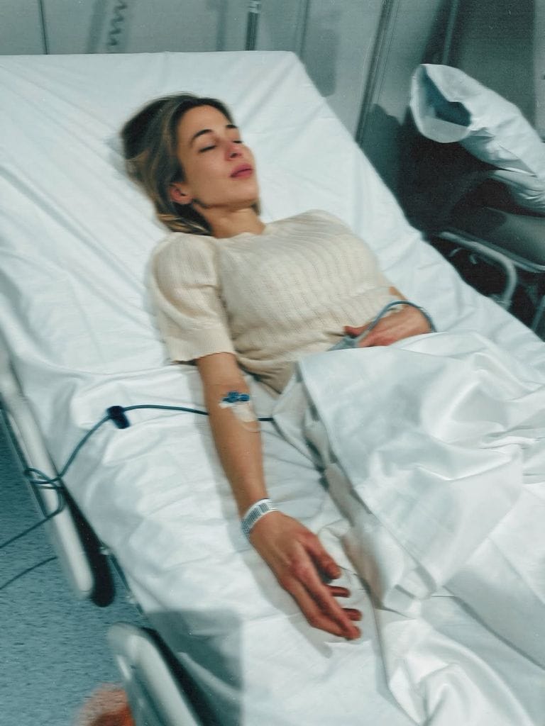 Celia Vega-Penichet ha vivido un susto de salud en Nochebuena