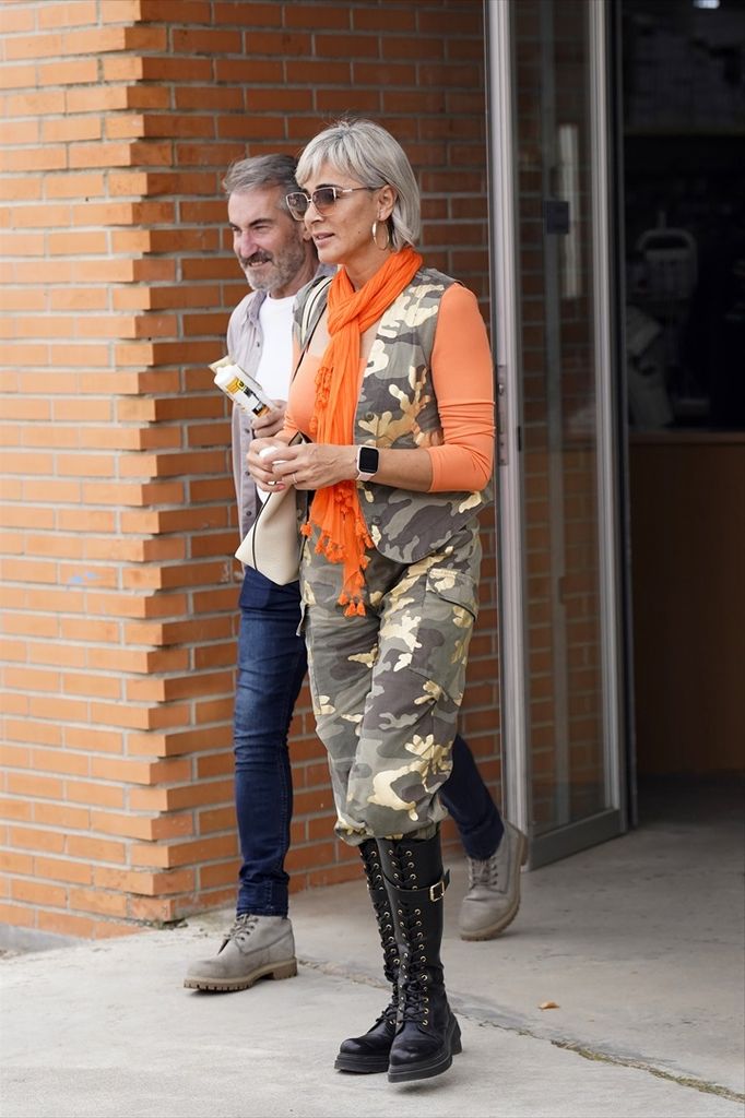 Ana María Aldón y su futuro marido, Eladio