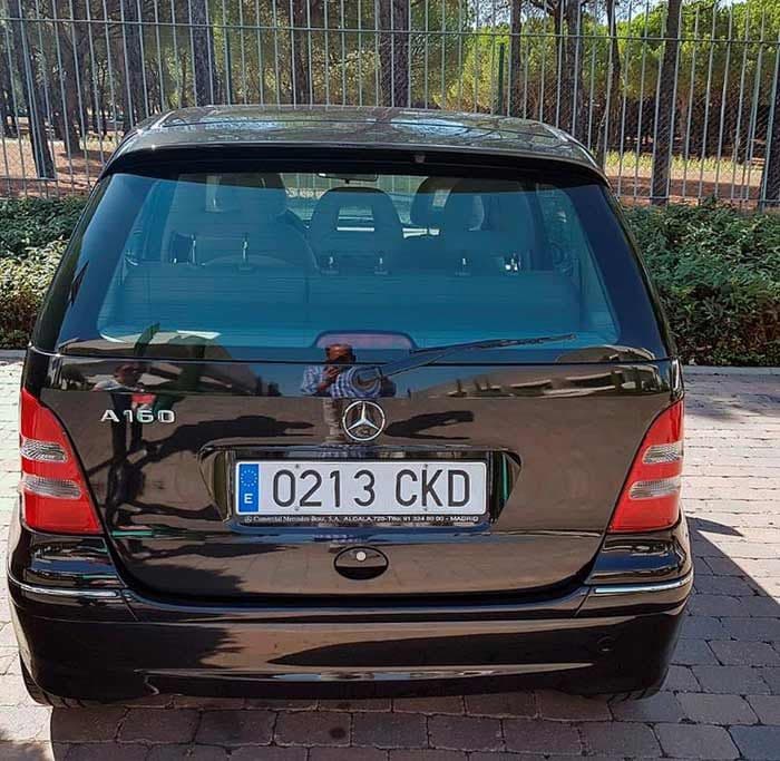 El coche de Blanca Fernández Ochoa
