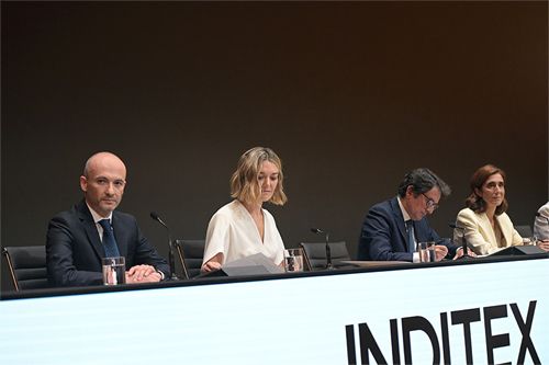 Marta Ortega, en la junta de accionistas de Inditex