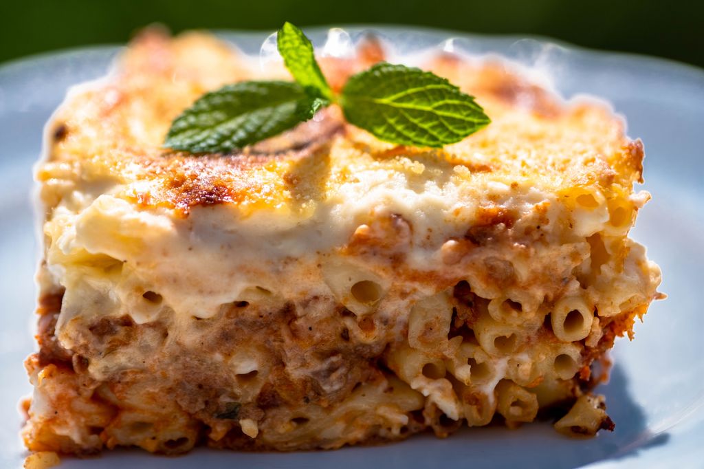  'Pastitsio',Pasta,Cocina internaciona,Italia,Grecia,Francia