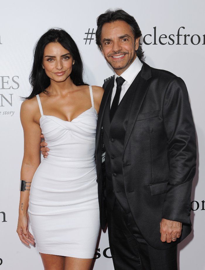 Aislinn Derbez y Eugenio Derbez