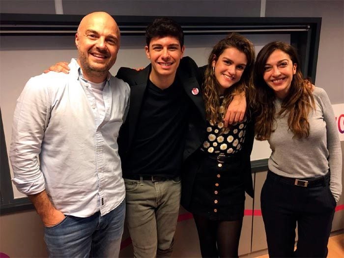Amaia y Alfred en la entrevista de Cadena 100