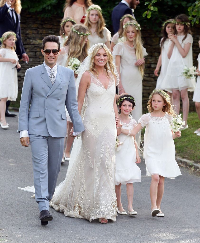 La boda de Kate Moss y su look de novia