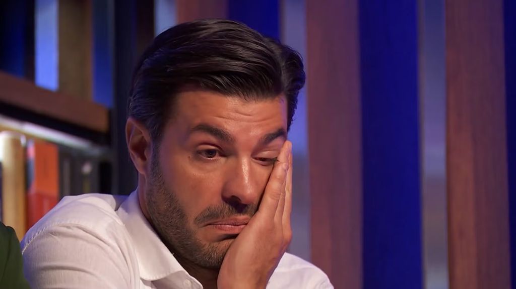 Miguel Torres emocionado en 'MasterChef Celebrity' 